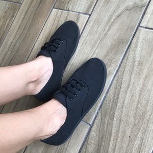 Black sneakers